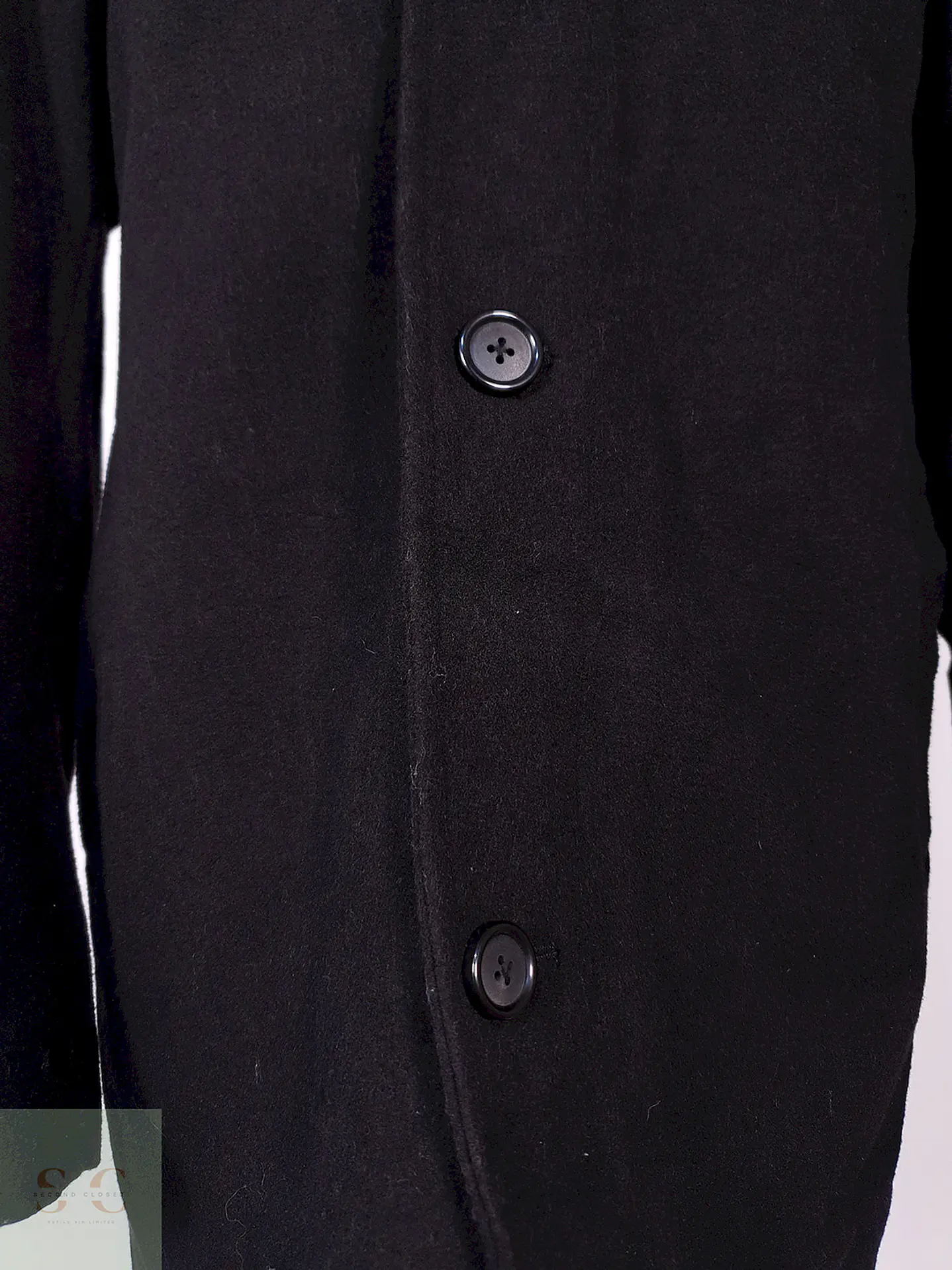 Abrigo Negro St John Bay Lana Talla SM 4