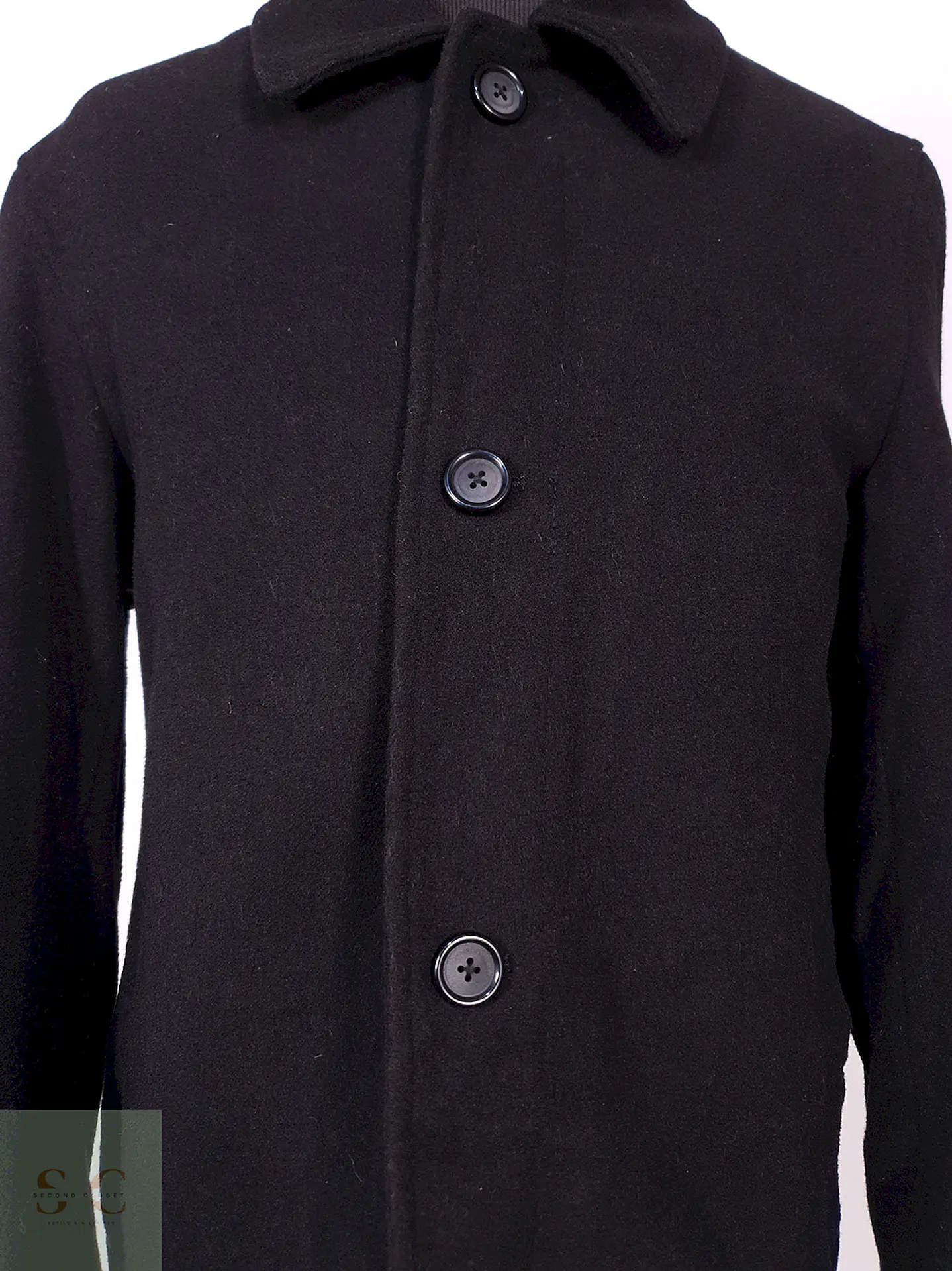 Abrigo Negro St John Bay Lana Talla SM 5
