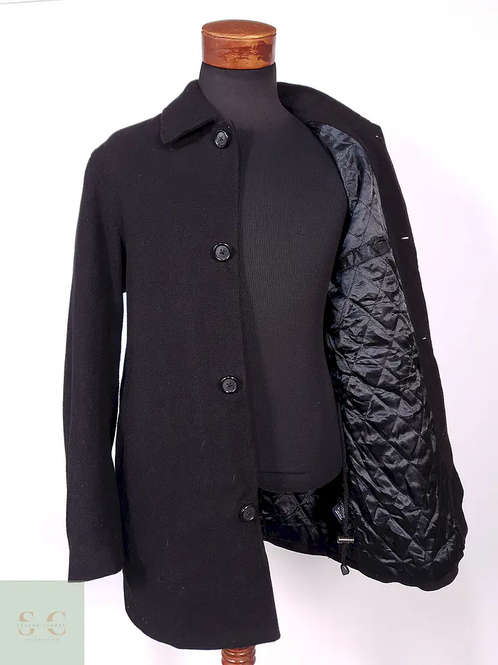 Abrigo Negro St John Bay Lana Talla SM 8