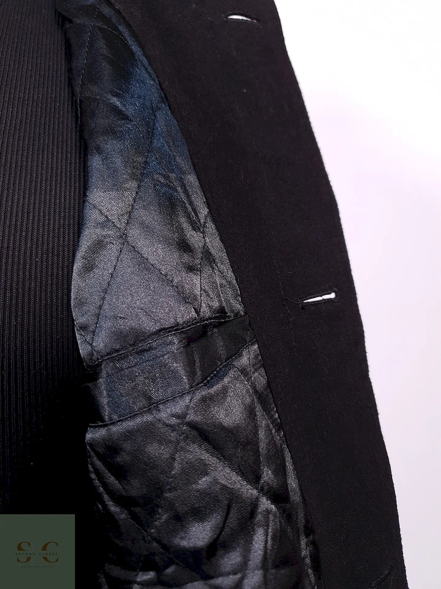 Abrigo Negro St John Bay Lana Talla SM 10
