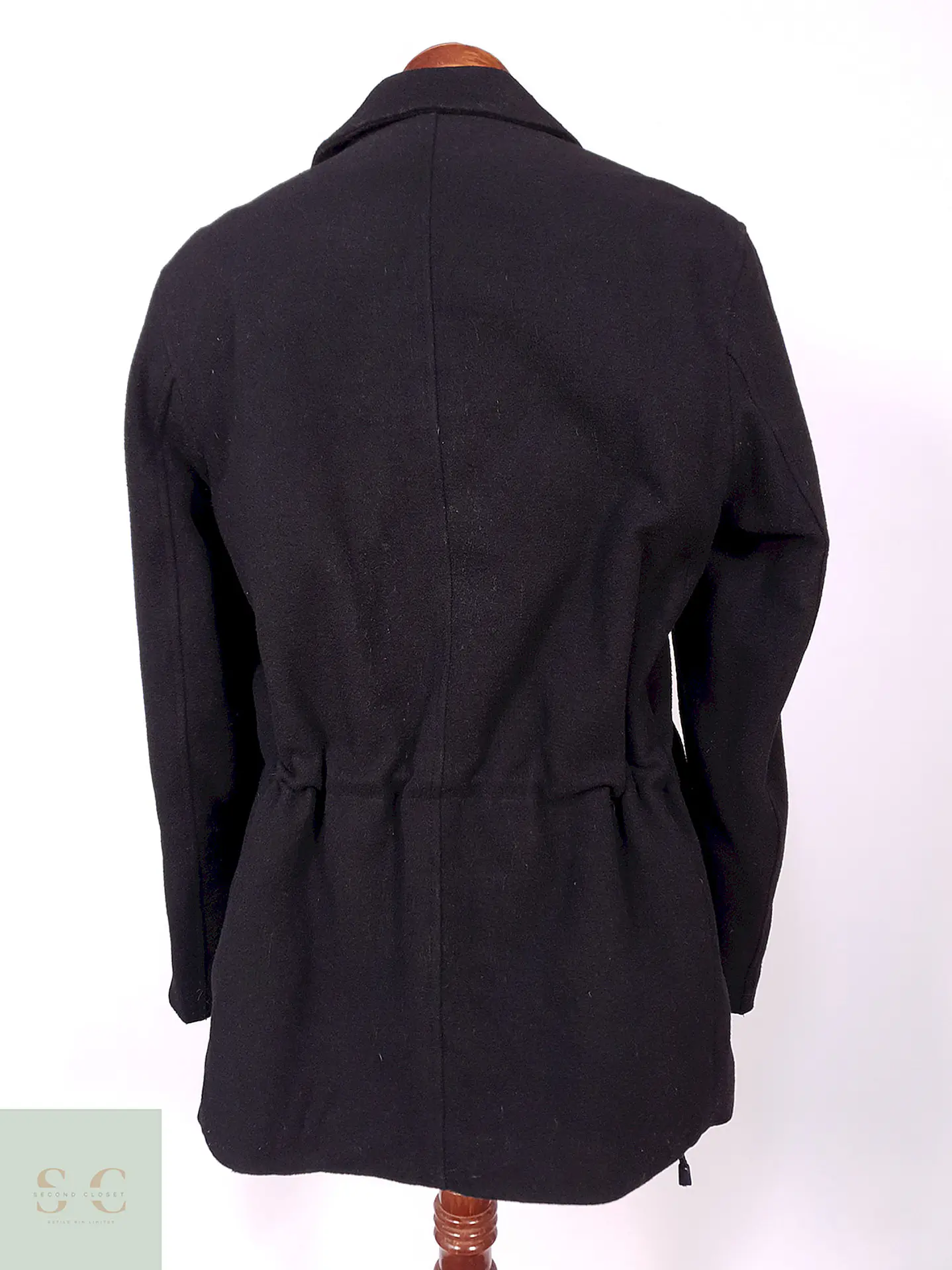 Abrigo Negro St John Bay Lana Talla SM 12