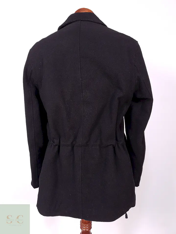 Abrigo Negro St John Bay Lana Talla SM 12