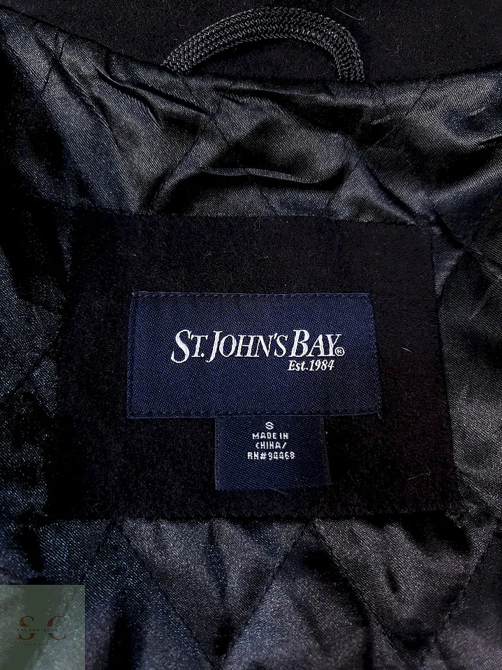 Abrigo Negro St John Bay Lana Talla SM 14