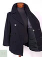 Abrigo Marinero Negro 100% Lana Fuerzas Armadas EEUU Talla M - Miniatura 9