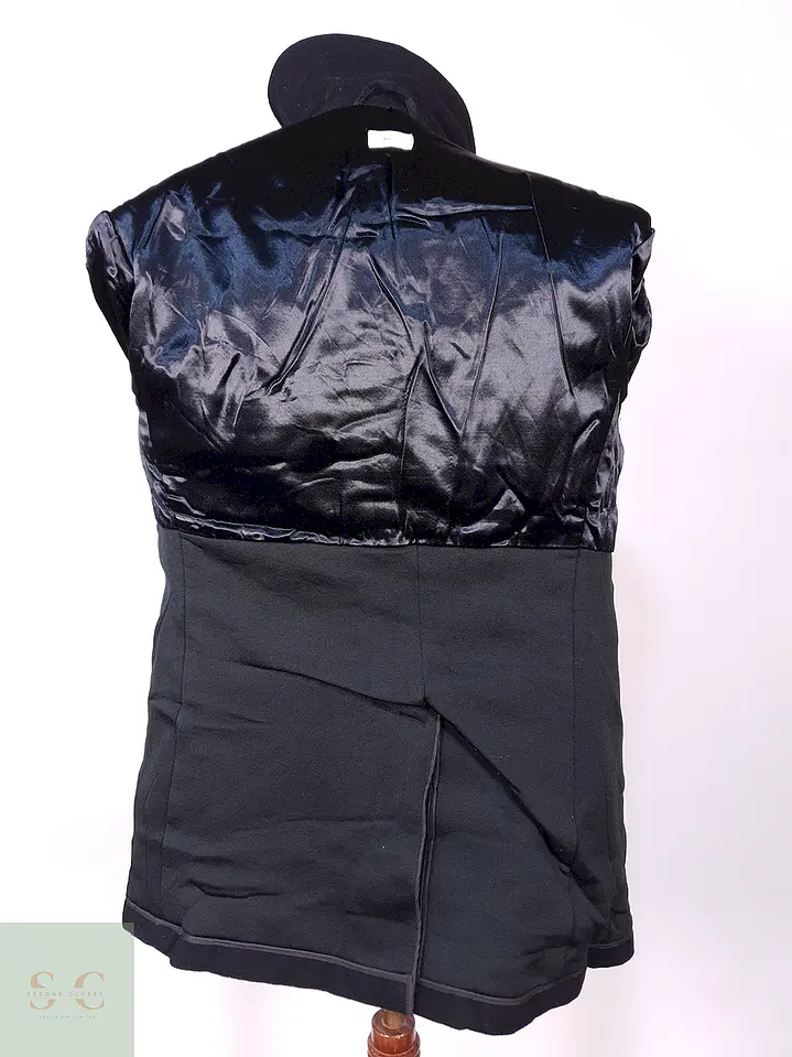 Abrigo Marinero Negro 100% Lana Fuerzas Armadas EEUU Talla M 14