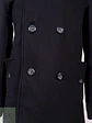 Abrigo Cruzado Negro Guess Lana Talla L - Miniatura 3