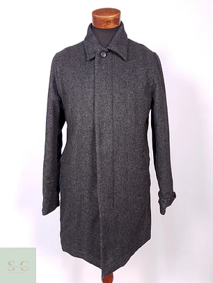 Abrigo Gap Plomo 70% Lana Talla SM