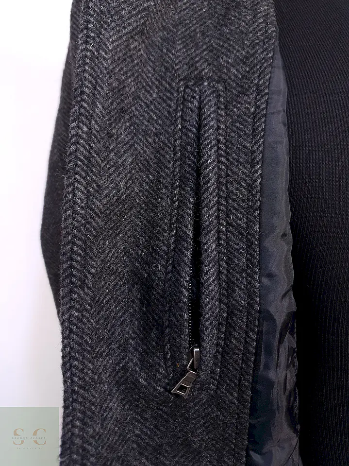Abrigo Gap Plomo 70% Lana Talla SM 9