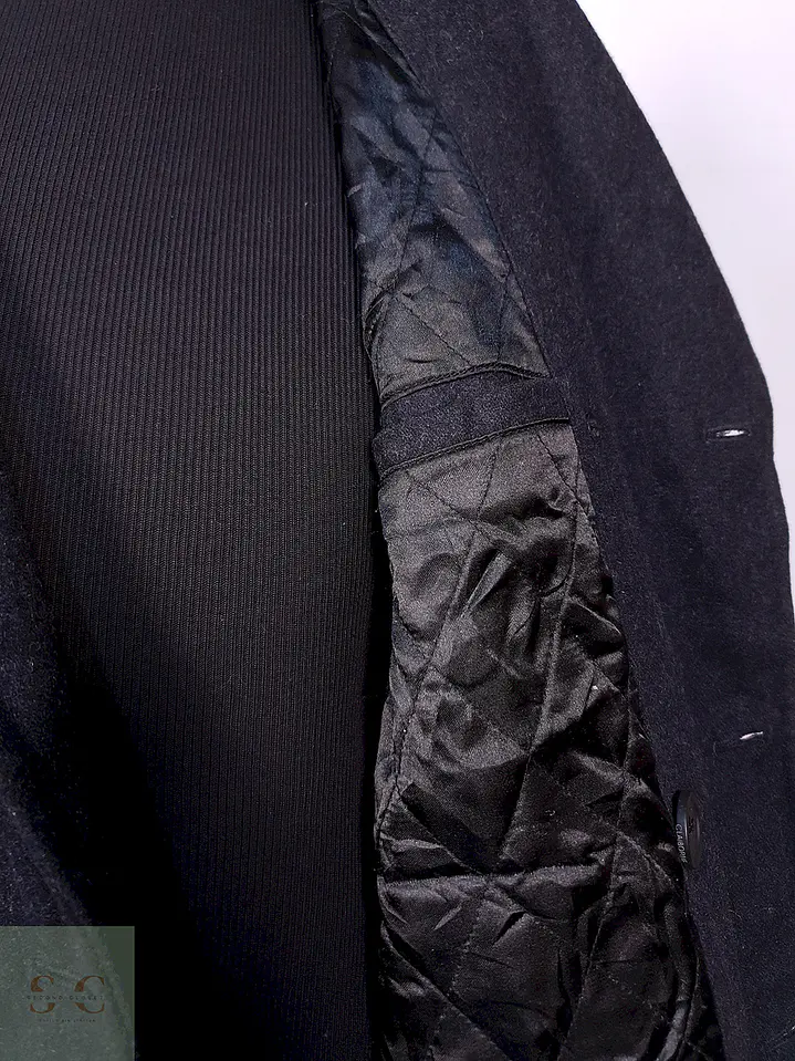 Abrigo Marinero Plomo Clairborne Wool Blend Talla LXL 10