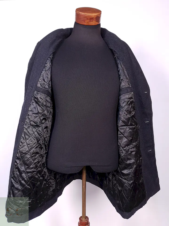 Abrigo Marinero Plomo Clairborne Wool Blend Talla LXL 12