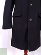 Abrigo Negro Merona Lana Talla M - Miniatura 2