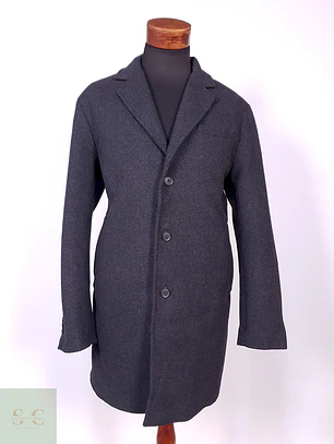 Abrigo Plomo Mango Talla L