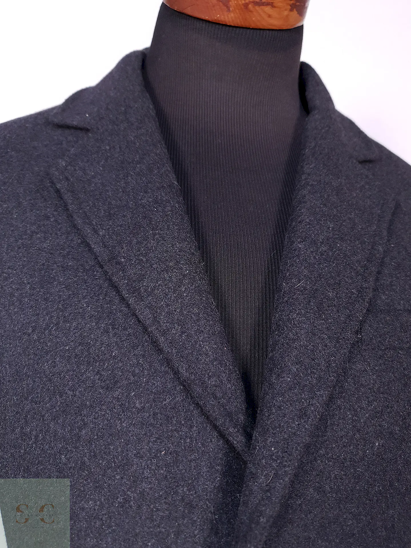 Abrigo Plomo Mango Talla L 6