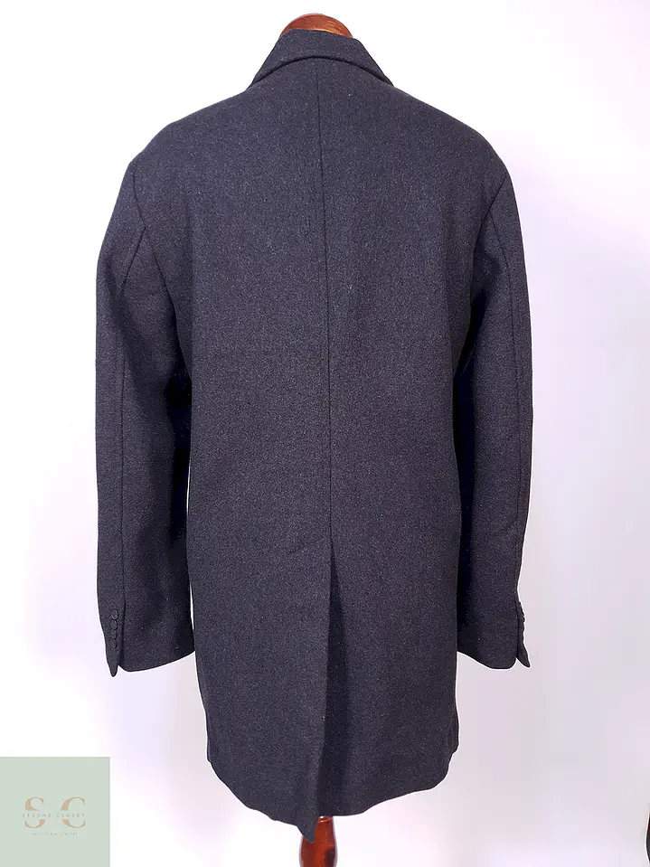 Abrigo Plomo Mango Talla L 11