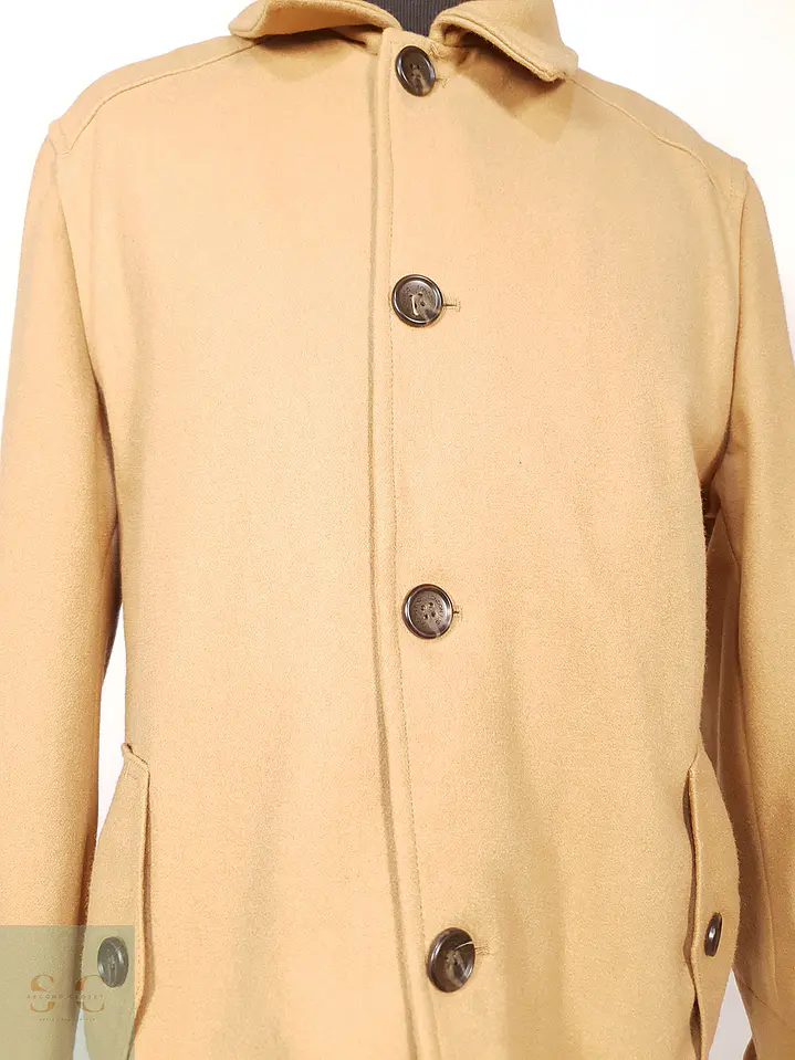 Abrigo Chaquetón London Fog Camel 60% Lana Talla LXL 5