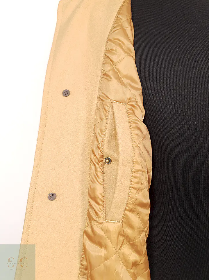 Abrigo Chaquetón London Fog Camel 60% Lana Talla LXL 11