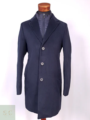 Abrigo Azul Clayton Black Label Talla SM