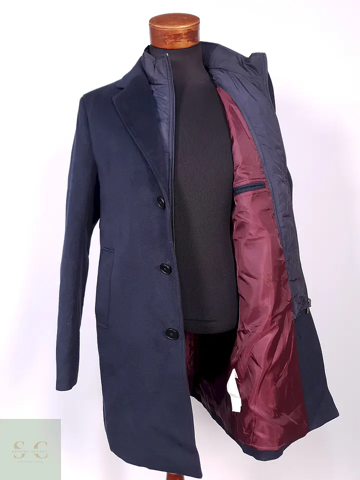 Abrigo Azul Clayton Black Label Talla SM 9