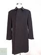 Abrigo Largo Plomo Marengo Italiano 100% Lana Virgen Piacenza Talla XXL - Miniatura 3