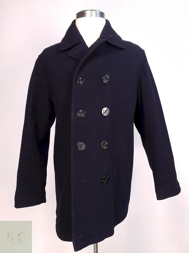 Abrigo Marinero Azul Gap - Lana Talla L 1