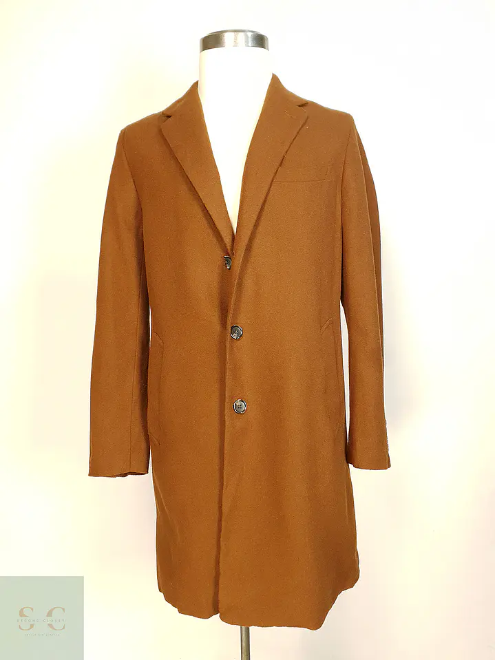Abrigo Japonés Camel GU Lana -  Talla M 1