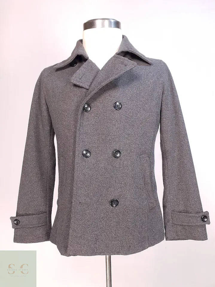 Abrigo Marinero Gris Japonés Louis Chavlon Talla XS 1