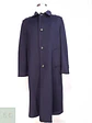 Abrigo Largo Azul Marino Merlet Original Lana y Lana de Cordero Talla LXL - Miniatura 1