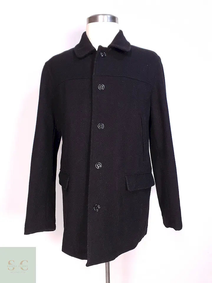 Abrigo J.Crew Grafito 100% Lana Thinsulate Talla XL 1