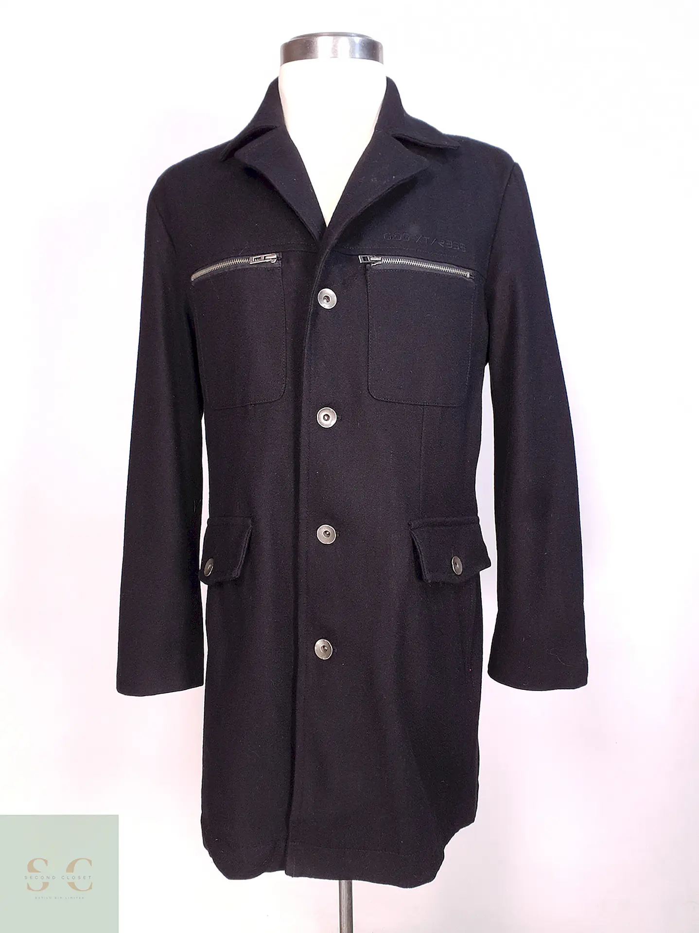 Abrigo Chaqueta Guess Jeans Lana Talla M 1
