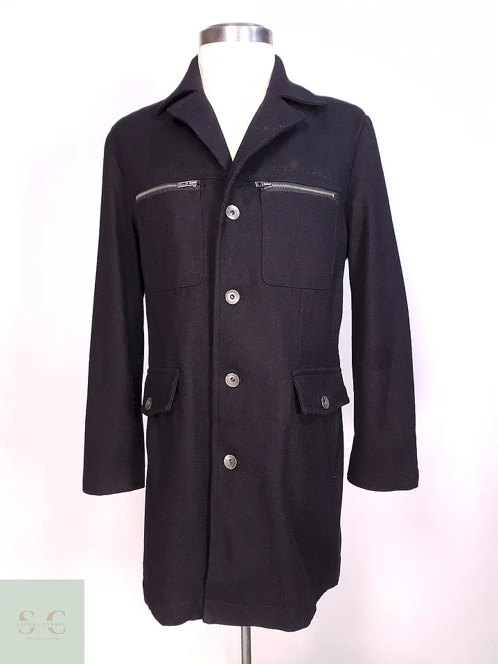 Abrigo Chaqueta Guess Jeans Lana Talla M 1