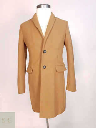 Abrigo Camel Pull and Bear Lana Talla S