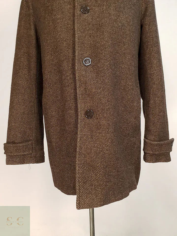 Abrigo Café Kenneth Cole Lana Talla ML 2