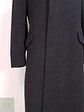 Abrigo Largo Plomo San Remo Lana Virgen Cashmere Talla 2XL - Miniatura 7