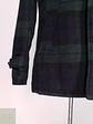 Abrigo Japonés GU Cuadrillé Verde azul Lana Talla S - Miniatura 8