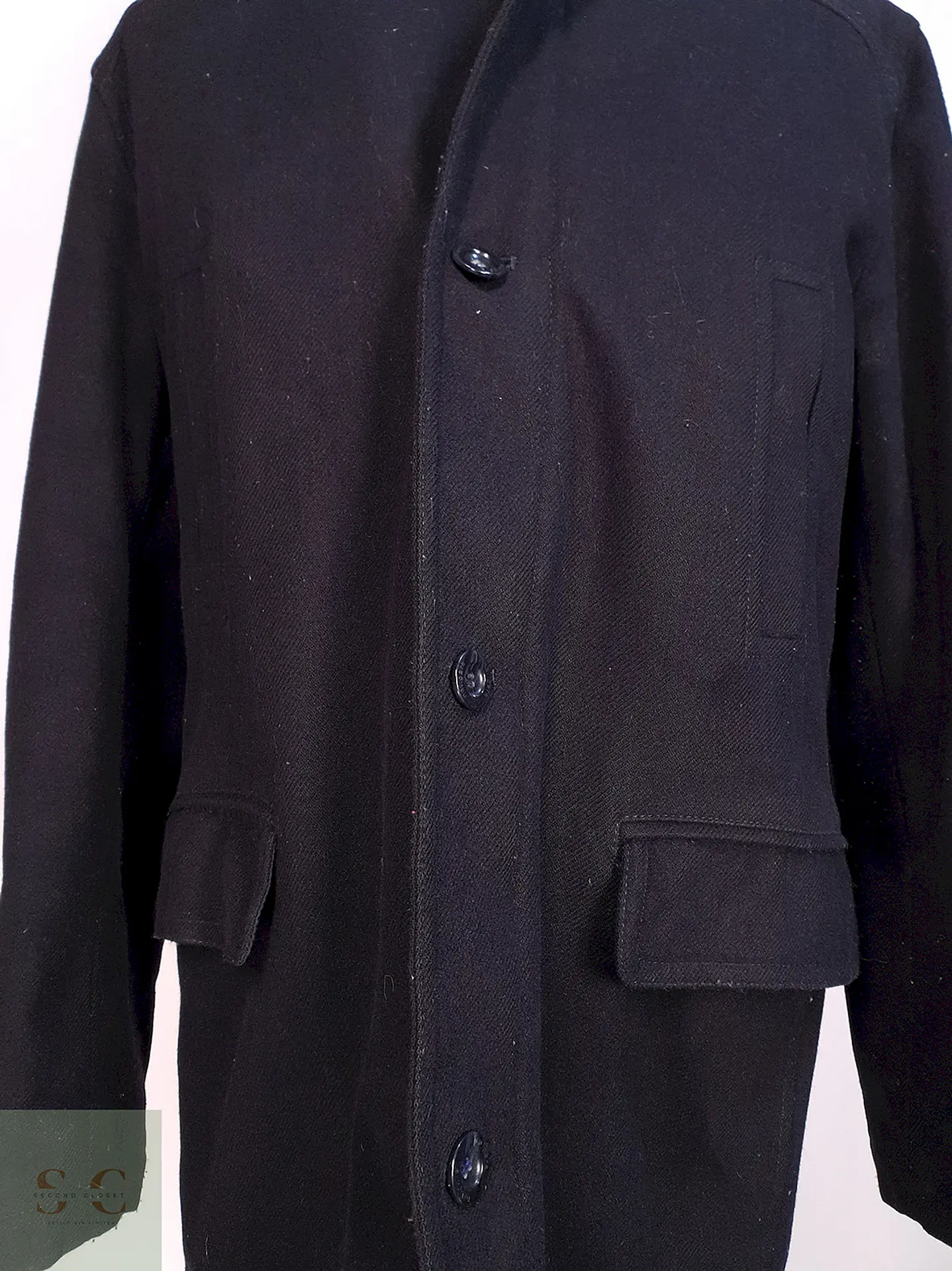 Abrigo Chaquetón Azul Navigare Lana Talla LXL 5