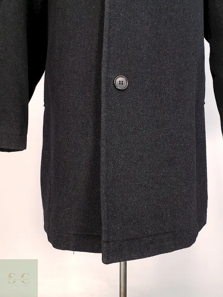 Abrigo Japonés Plomo - Lana Cashmere Talla L 3
