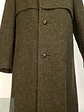 Abrigo Largo Loden Verde Baur Tirol 100% Lana Virgen Talla L - Miniatura 9