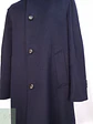 Abrigo Largo Azul Marino Merlet Original Lana y Lana de Cordero Talla LXL - Miniatura 4