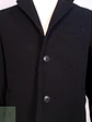 Abrigo Negro GAP Lana Italiano Lanificio Nello Gori - Talla S - Miniatura 4