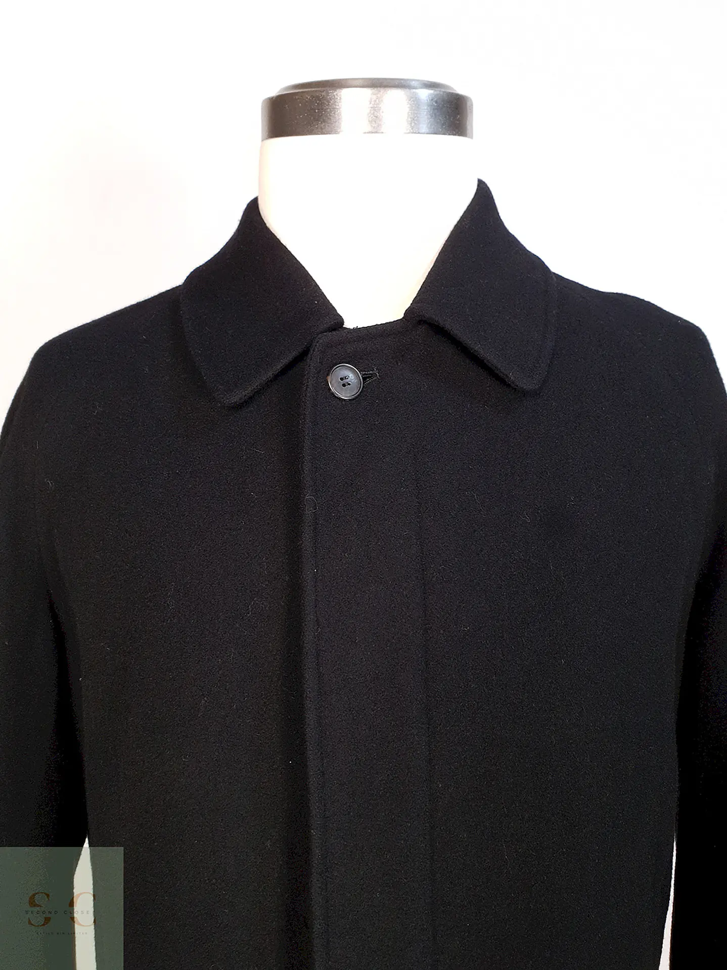 Abrigo Japonés Georg Stage Negro Lana Cashmere Talla ML 3