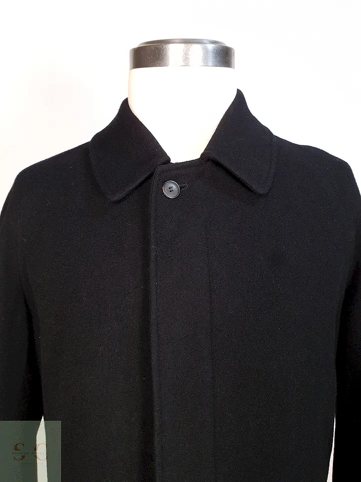 Abrigo Japonés Georg Stage Negro Lana Cashmere Talla ML 3