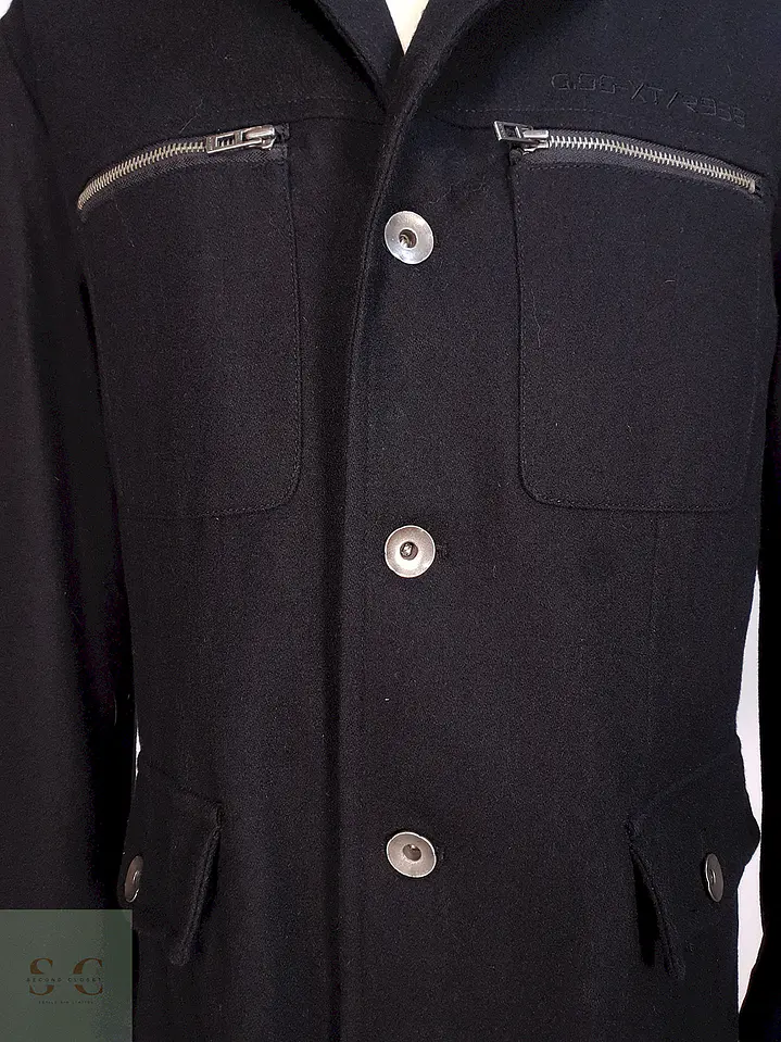 Abrigo Chaqueta Guess Jeans Lana Talla M 7
