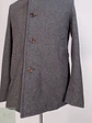 Abrigo Corto Gris Lana Cashmere Mens Melrose con Chaleco Talla SM - Miniatura 4