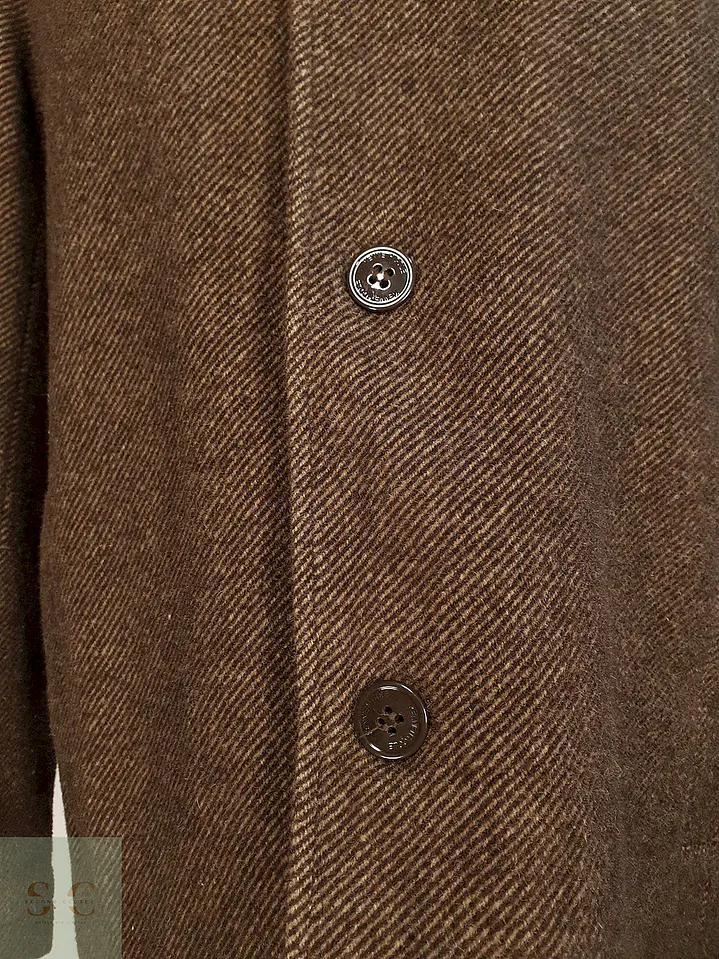 Abrigo Café Kenneth Cole Lana Talla ML 4