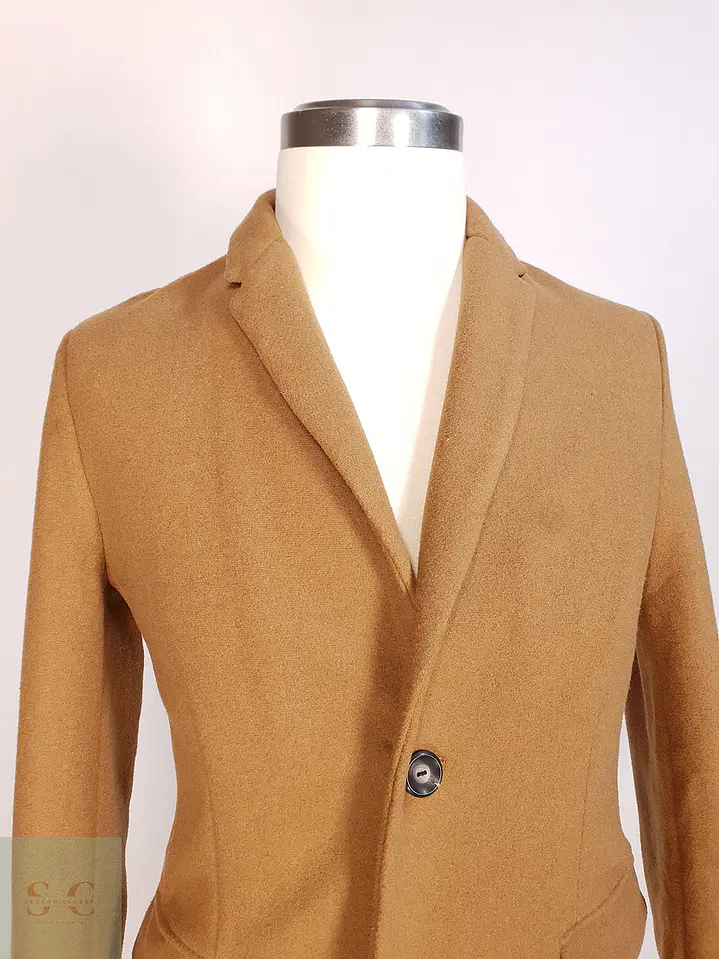 Abrigo Camel Pull and Bear Lana Talla S 2
