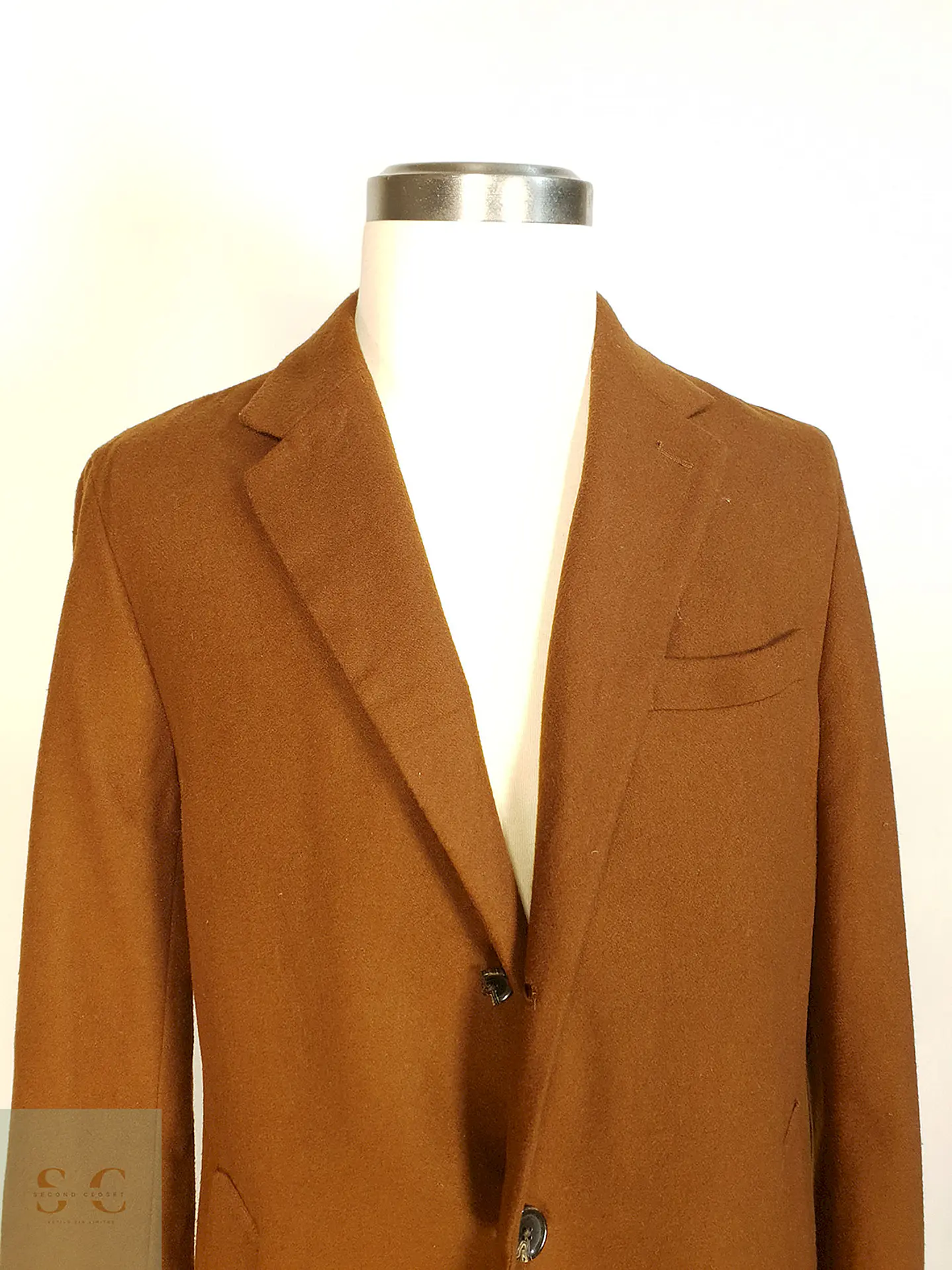 Abrigo Japonés Camel GU Lana -  Talla M 4