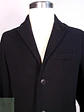 Abrigo Negro GAP Lana Italiano Lanificio Nello Gori - Talla S - Miniatura 2