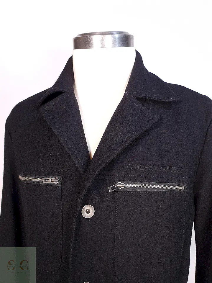 Abrigo Chaqueta Guess Jeans Lana Talla M 4