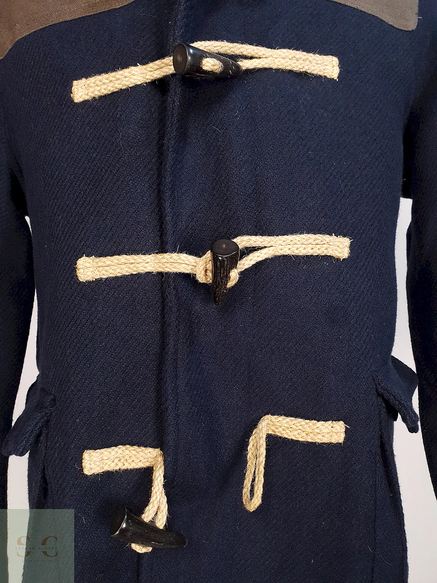 Abrigo Montgomery Pateewear Azul Marino Lana Talla ML 5