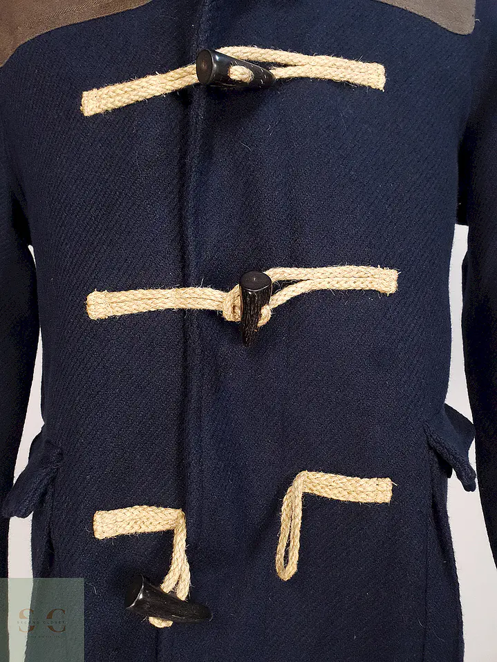 Abrigo Montgomery Pateewear Azul Marino Lana Talla ML 5